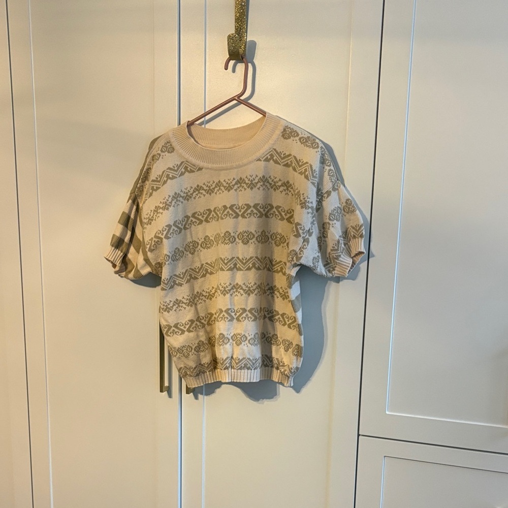United Colors of Benetton knit short sleeve top